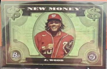 James Wood #NM-12 Baseball Cards 2023 Bowman Platinum New Money