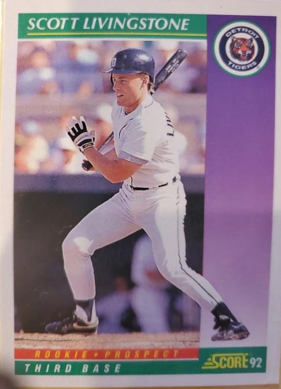 Scott Livingstone #414 Baseball Cards 1992 Score