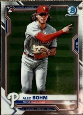 Alec Bohm #94 Baseball Cards 2021 Bowman Chrome
