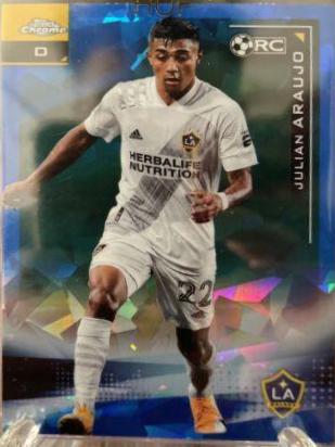 Julian Araujo #154 Soccer Cards 2021 Topps Chrome MLS
