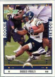 Darren Sproles #384 2005 Panini Score Football