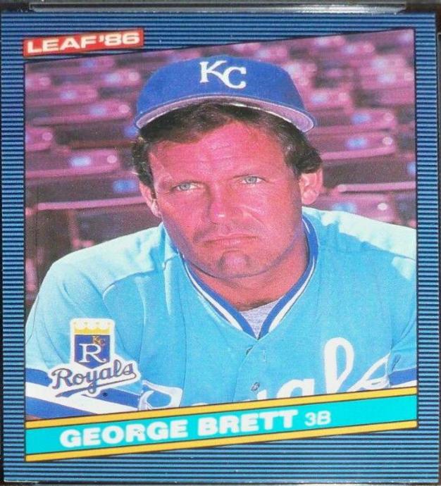 George Brett #42 Baseball Cards 1986 Leaf