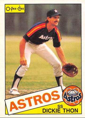 Dickie Thon #44 Baseball Cards 1985 O Pee Chee