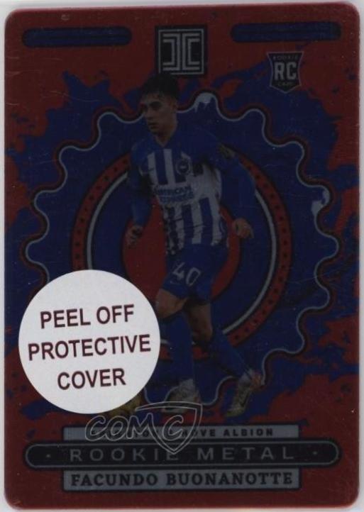 Facundo Buonanotte #6 2023 Panini Impeccable Premier League Rookie Metal