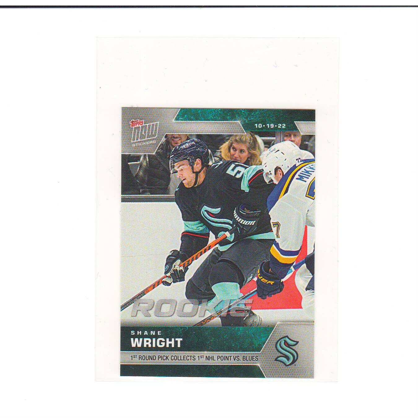 Shane Wright #18 Hockey Cards 2022 Topps Now