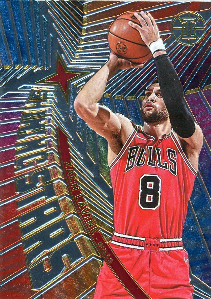 Zach LaVine #1 Basketball Cards 2021 Panini Illusions Shining Stars