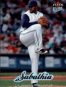 C.C. Sabathia #50 Baseball Cards 2007 Ultra