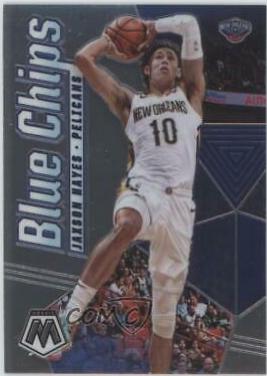 Jaxson Hayes #7 Basketball Cards 2019 Panini Mosaic Blue Chips
