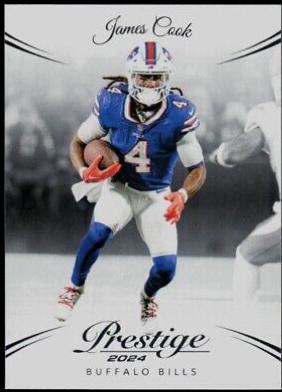 James Cook #31 Football Cards 2024 Panini Prestige