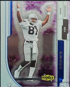 Tim Brown #41 Football Cards 2000 Upper Deck Ionix