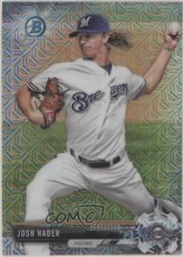 Josh Hader #BCP106 Baseball Cards 2017 Bowman Mega Box Chrome Prospects