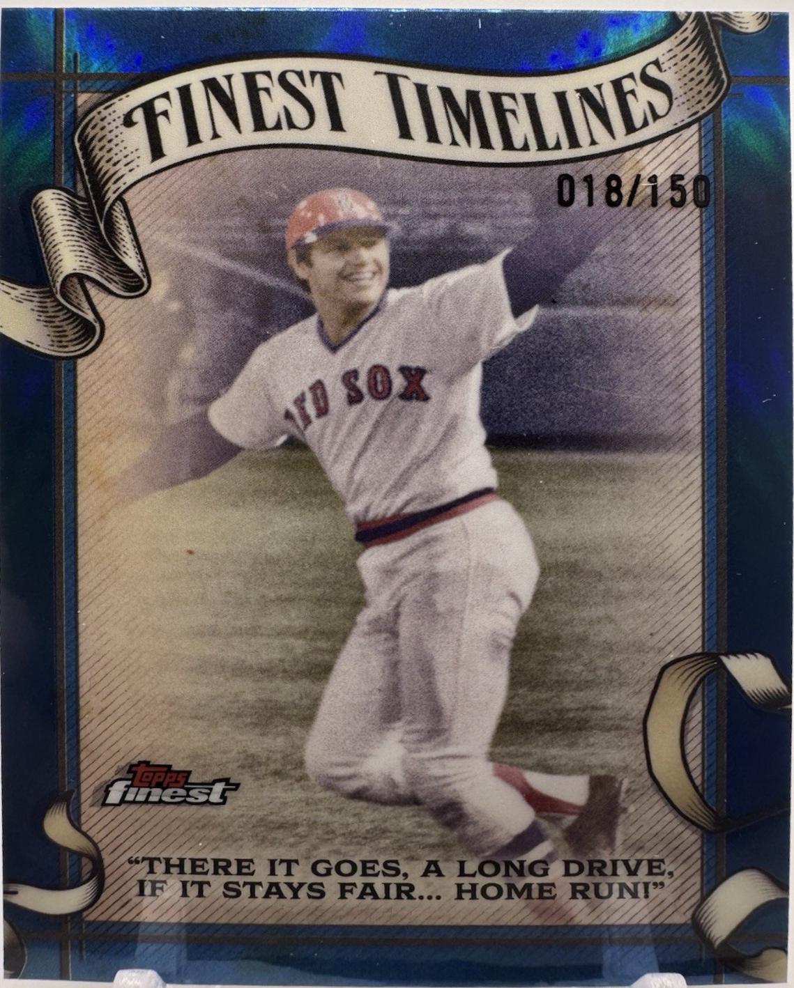 Carlton Fisk [Sky Blue Refractor] #FT-17