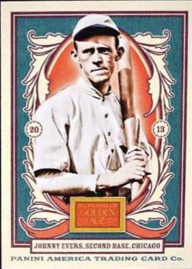 Johnny Evers #8 Baseball Cards 2013 Panini Golden Age