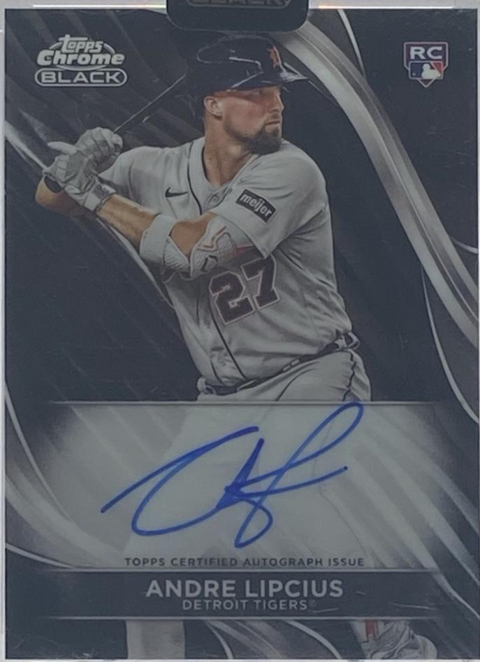 Andre Lipcius #CBA-AL Baseball Cards 2024 Topps Chrome Black Autograph