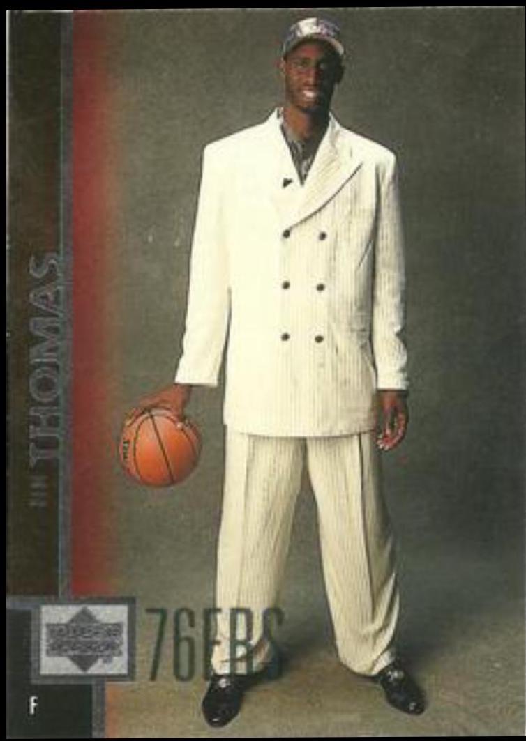 Tim Thomas #94 Basketball Cards 1997 Upper Deck