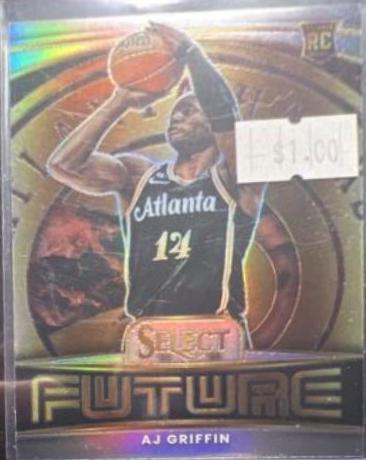 AJ Griffin #5 Basketball Cards 2022 Panini Select Future