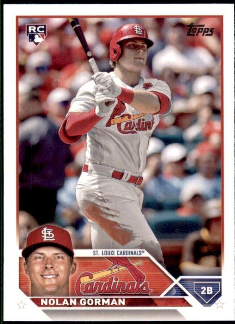 Nolan Gorman #16 Baseball Cards 2023 Topps