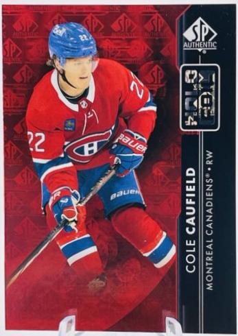 Cole Caufield #HF-18 Hockey Cards 2023 SP Authentic Holofoil