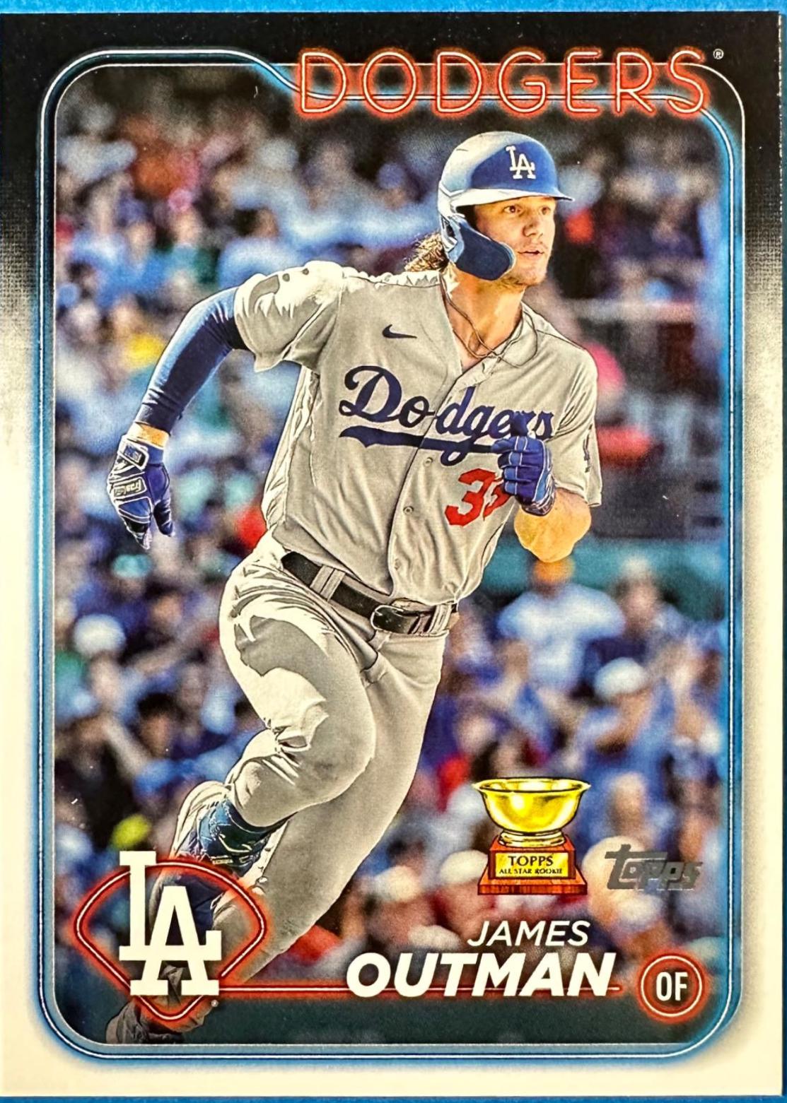 James Outman #362 Baseball Cards 2024 Topps