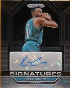Dell Curry #SIG-DCU Basketball Cards 2022 Panini Prizm Signatures