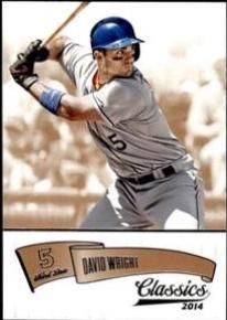 David Wright #32 Baseball Cards 2014 Panini Classics