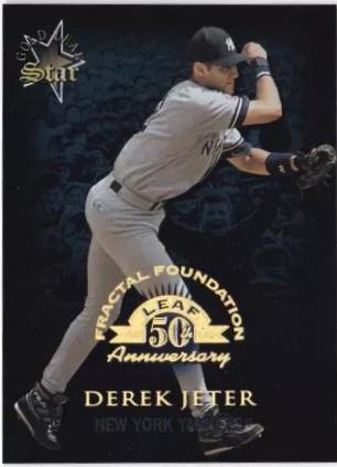 Derek Jeter #164 Baseball Cards 1998 Leaf Fractal Foundation