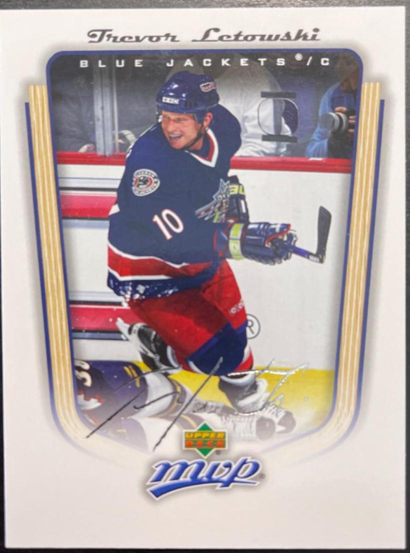 Trevor Letowski #123 Hockey Cards 2005 Upper Deck MVP
