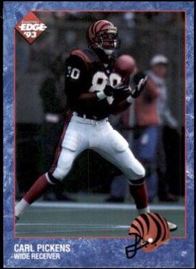 Carl Pickens #31 Football Cards 1993 Collector's Edge