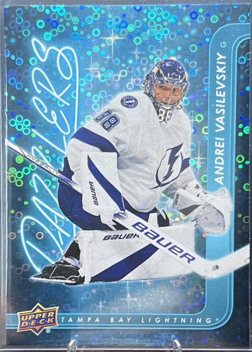 Andrei Vasilevskiy #DZ-93 Hockey Cards 2024 Upper Deck Dazzlers Blue