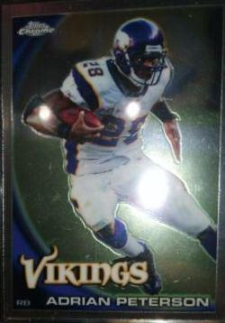 Adrian Peterson #C1 Football Cards 2010 Topps Chrome