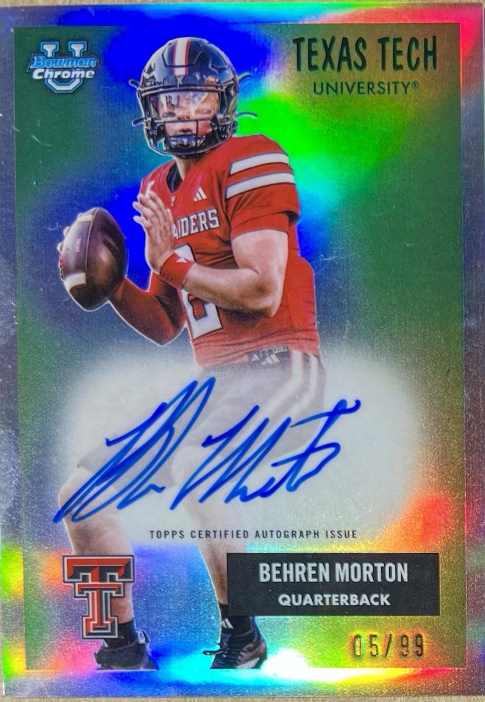Behren Morton #55AV-BM