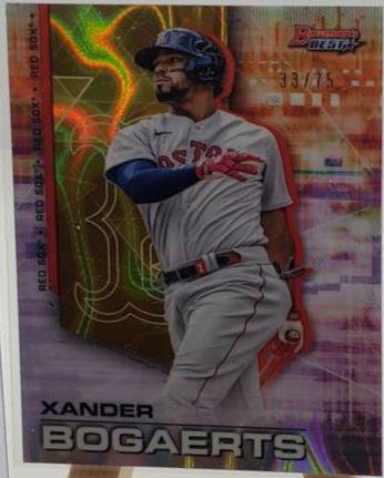 Xander Bogaerts [Gold Lava Refractor] #69
