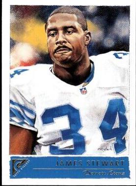 James Stewart #30 Football Cards 2001 Topps Gallery