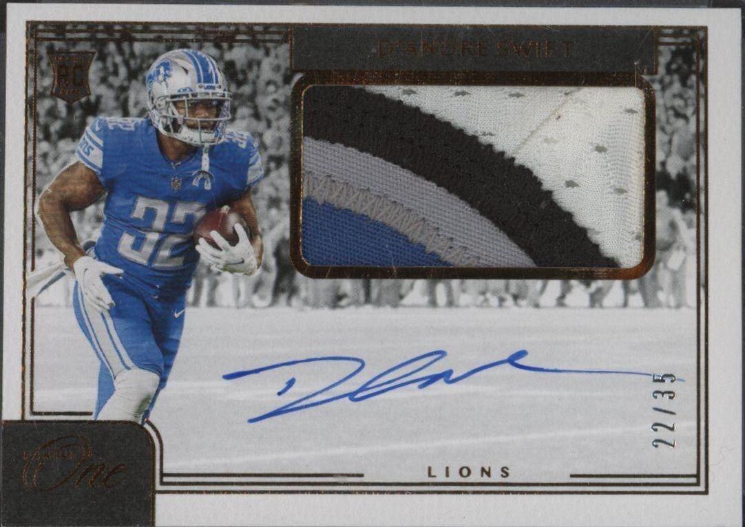 D'Andre Swift [Patch Autograph Bronze] #9