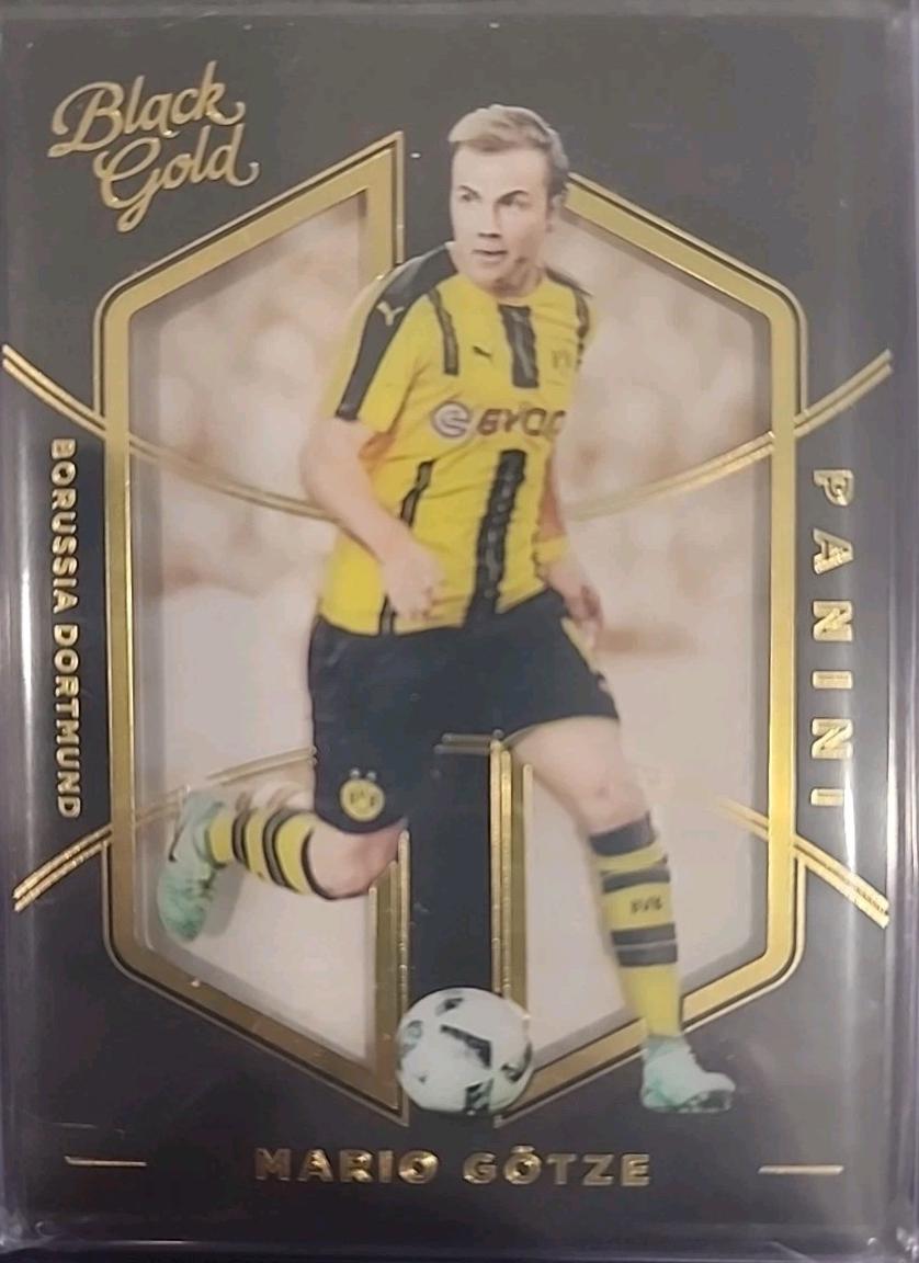 Mario Gotze #6 Soccer Cards 2016 Panini Black Gold