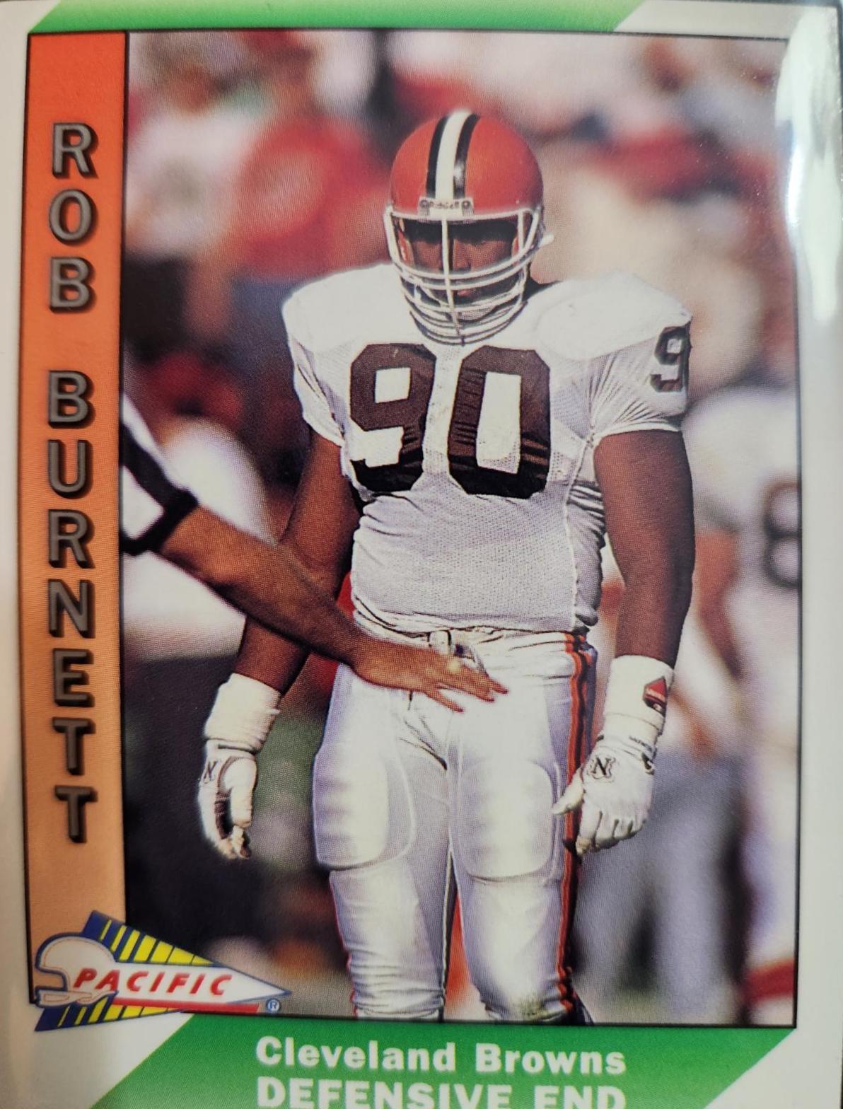 Rob Burnett #91 Football Cards 1991 Pacific