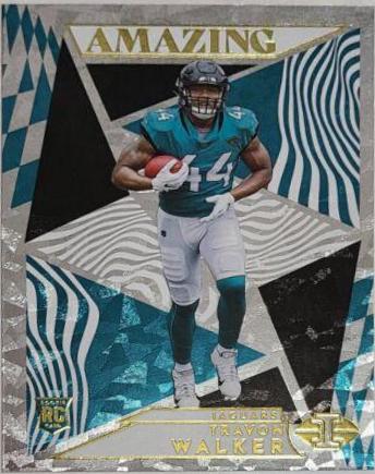 Travon Walker #A-19 Football Cards 2022 Panini Illusions Amazing