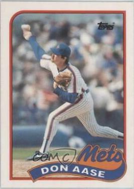Don Aase #1T 1989 Topps Traded Baseball