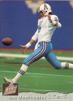 Greg Montgomery #13 Football Cards 1993 Pro Set