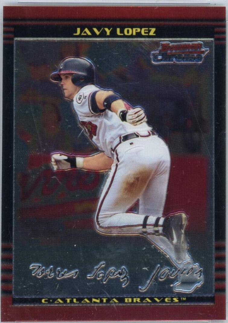 Javy Lopez #17 Baseball Cards 2002 Bowman Chrome
