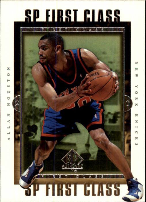 Allan Houston #FC6 Basketball Cards 1999 SP Authentic First Class