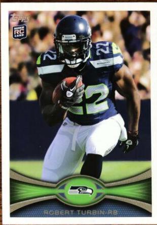 Robert Turbin #6 Football Cards 2012 Topps