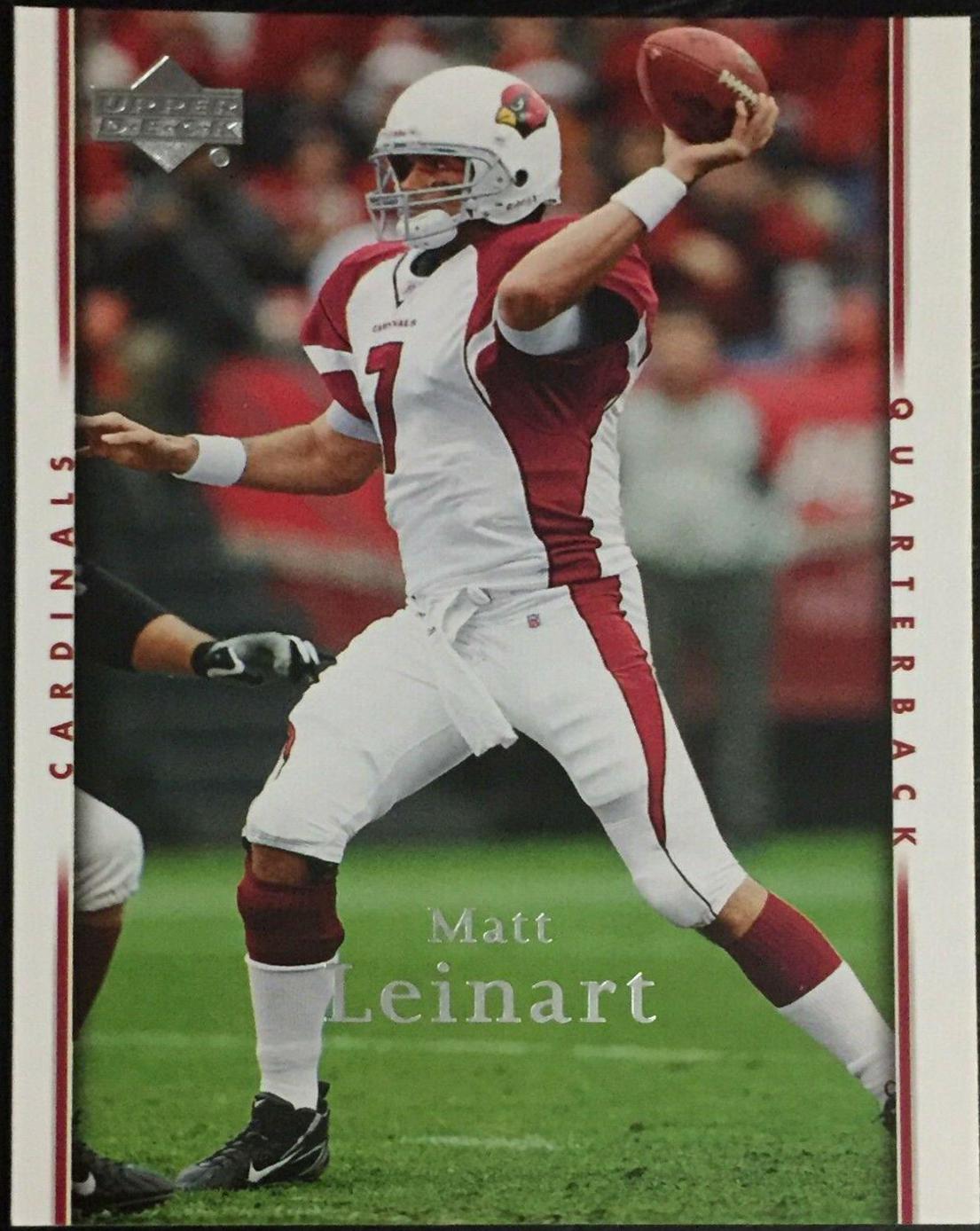 Matt Leinart #3 Football Cards 2007 Upper Deck