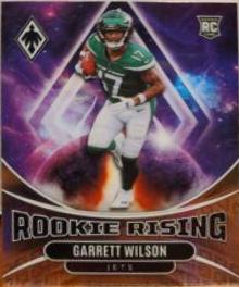 Garrett Wilson #RIS-4 Football Cards 2022 Panini Phoenix Rookie Rising