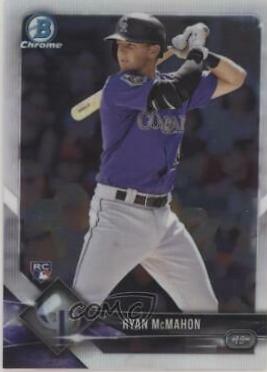 Ryan McMahon #36 Baseball Cards 2018 Bowman Chrome