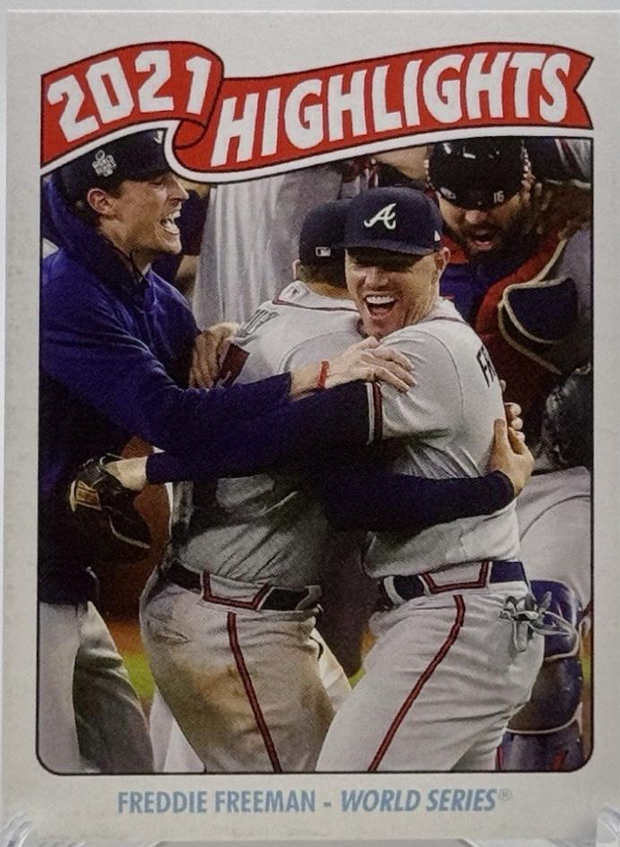Freddie Freeman #134 2021 Topps Throwback Thursday Baseball