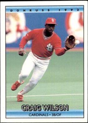 Craig Wilson #744 Baseball Cards 1992 Donruss