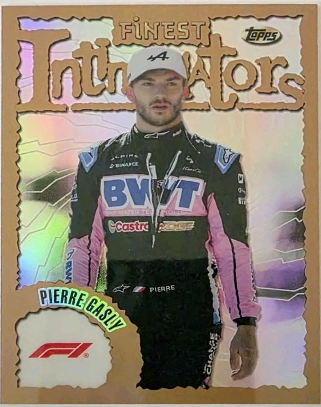 Pierre Gasly #GAS Racing Cards 2024 Topps Finest Formula 1 Intimidators