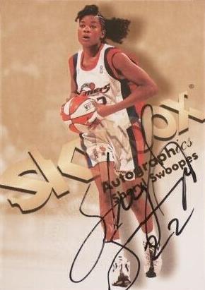 Sheryl Swoopes #10 Basketball Cards 1999 Hoops WNBA Autographics