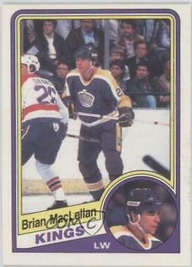 Brian MacLellan #87 Hockey Cards 1984 O-Pee-Chee